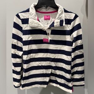 Joules Women’s  Striped Navy and White Pullover